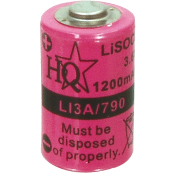 Lithium thionyl chloride batterij 3.6 V 1200 mAh Lithium thionyl chloride batterij 3.6 V 1200 mAh