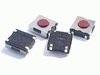 Drukschakelaar mini rood SMD